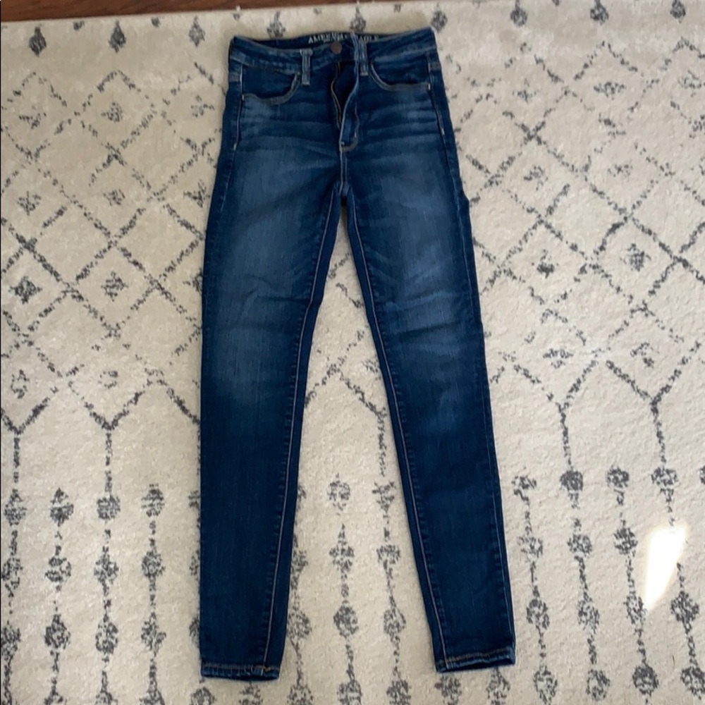 American Eagle Super Hi-Rise Jeggings Size 2 Reg